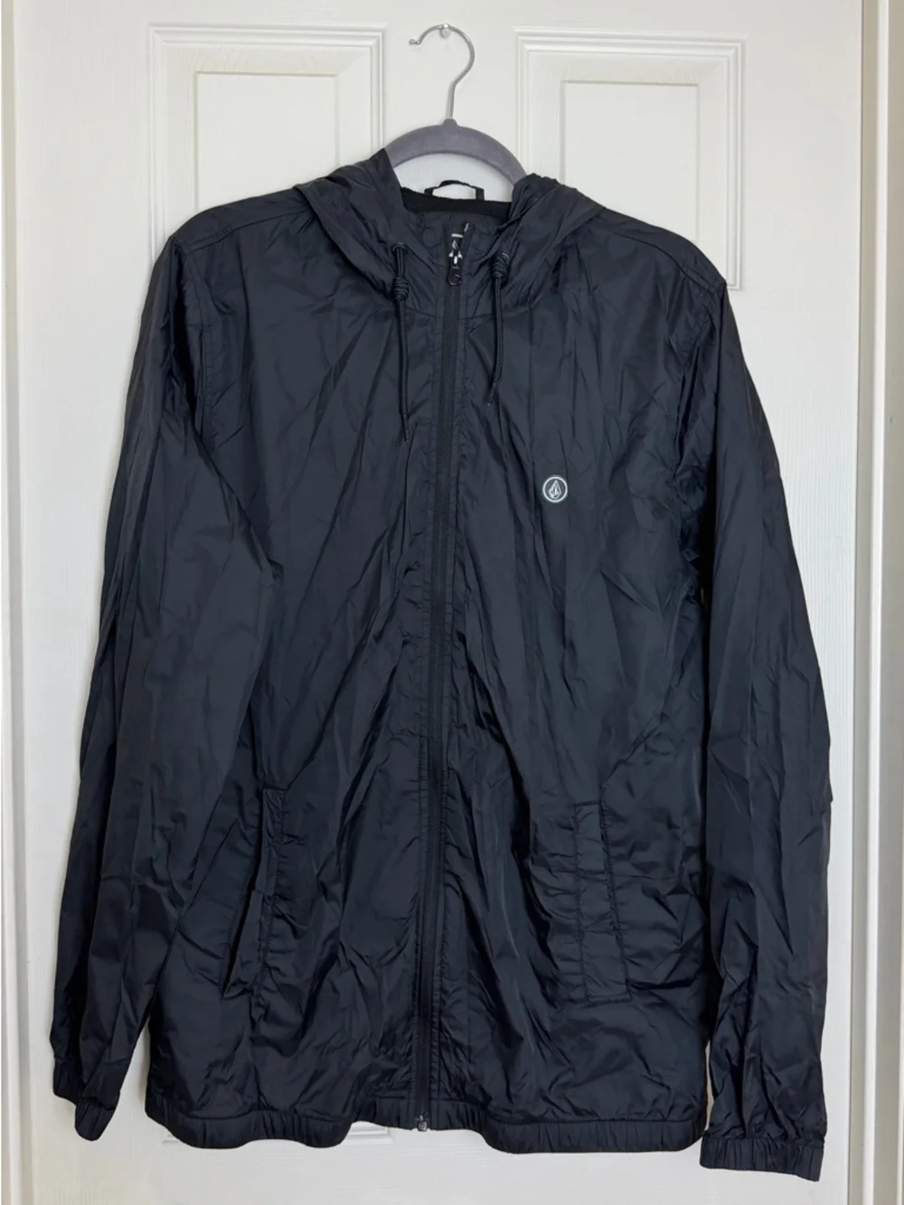 Volcom Men's Ermont Hooded Windbreaker Jacket size L